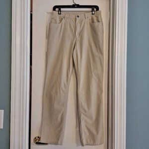 Chico's By Design, light Cream color size 1.5 Cords, rarely worn like new